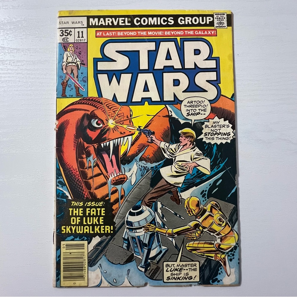 Marvel Comics Star Wars #11 May 1978 Luke Skywalker Newsstand Bronze Age FN